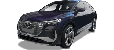 Audi Q4 Sportback e-tron 40 Corporate E leasen - front angle - DirectLease
